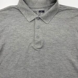 5.11 Tactical Men's Short Sleeve Solid Gray Utility‎ Large Polo